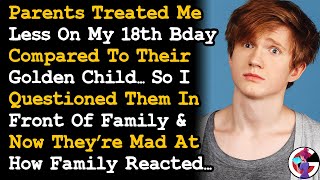 Parents Favored Older Brother Over Me Even On My Bday, So I Questioned Them In Front Of Family~ AITA