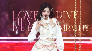 20241225 SBS 가요대전 'LOVE DIVE+HEYA+IVE EMPATHY' IVE WONYOUNG 아이브 장원영 focus fancam 직캠（4k）