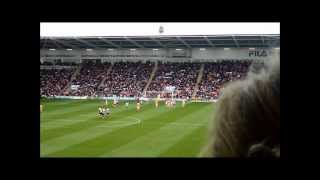 BLACKPOOL V SOUTHAMPTON.BILLY SHARP V MATTHEW GILKS..THE PENALTY