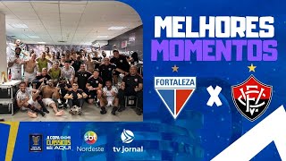 Fortaleza 0x1 Vitória - Melhores Momentos - Copa do Nordeste - 23 03 2024