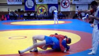 Raymond schoens Open Europees kampioen GERMANY 2012 Free Fight Combat Sambo