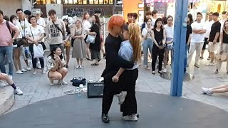 에너자이주(ENERGYJU-이현진(LeeHyunJin),한은비(HanEunBi))/ 노크(KNOCK)-NASTY NASTY 20190707 홍대버스킹(HongDae Busking)