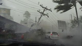 Incredible storm in Germany ! ⚠️ A terrible hail storm - big sized - hits Lippstadt