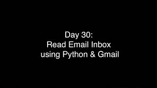 (30 Days of Python) 42-Day 30-Login with IMAP