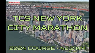 TCS New York City Marathon 2024: fly over the marathon course!