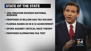 Gov. DeSantis Lays Out 2022 Agenda In State Of The State Speech