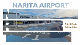 4K Drive Narita Airport Terminal Parking / lofi hip hop / relaxing music