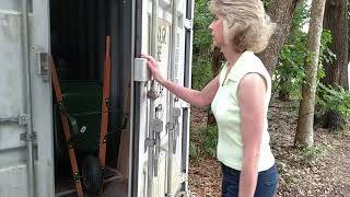 Hard to Close Storage Shipping Container Door - New Bend Leverage Bar by OPNBar