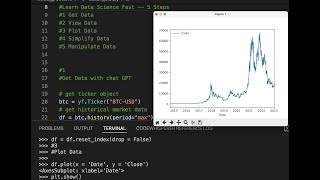 Learn Python in 59.001 seconds (Data Science)