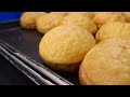 hong kong style pineapple bun making master 港式冰火菠蘿油製作 taiwan street food