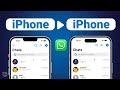 How to Transfer WhatsApp From iPhone to iPhone? 3 Ways - 2025 Updated