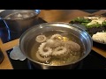 Boiling Live Baby Octopus