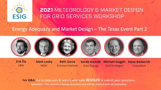 2021 Meteorology \u0026 Market Design Workshop Closing Plenary Session