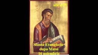 Evanghelia dupa Matei audio Biblia 3 Noul Testament 16 noiembrie