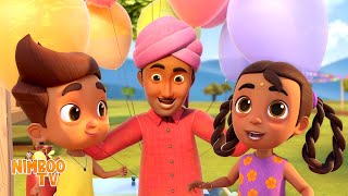 Gubbare Wala | गुब्बारे वाला | Rhymes for Kids in Hindi | Bachon Ki Poem | Hathi Raja | Bandar Mama