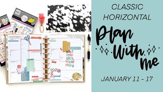 Plan with Me // Classic Horizontal // January 11 - 17