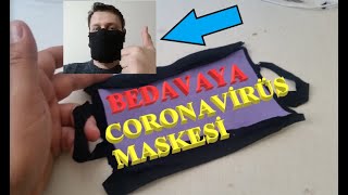 Karantina İçin Uzun Ömürlü MASKE Yapımı - KOLAY YÖNTEM