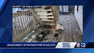 Woman charged with arson in vacant Augusta apartment building fire