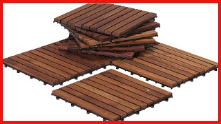 Great product -  Bare Decor EZ-Floor Interlocking Flooring Tiles in Solid Teak Wood Oiled Finish (Se