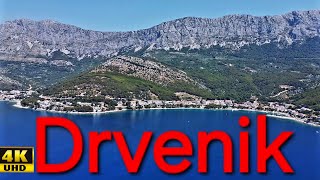 🇭🇷 Croatia Drvenik Gornja and Donja vala drone view Morning summer Adriatic sea 4K UHD