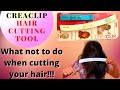 Creaclip Hair Cutting Tool hair cutting made Easy