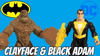 Batman \u0026 DC Comics Clayface \u0026 Black Adam Review - Spin Master 4 Inch