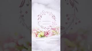 Blank Full Screen Wedding Invitation Template | Free Wedding WhatsApp Invitation BG9414402138