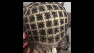 A Closer Look  - Pre Knot Transparent Crochet Braid Wig Cap #shortsvideo #hairextensions #beauty