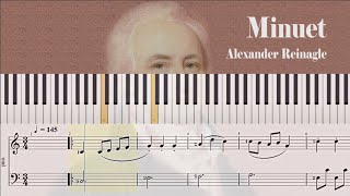 Minuet - Alexander Reinagle | Sheet Music for Piano