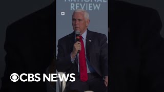 Mike Pence says Trump indictment is nothing more than "political prosecution" #shorts
