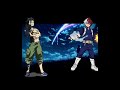 Fairy tail vs My hero academia Ersa vs midorya Natsu vs bakugo  Grey vs shoto