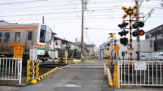 東海道本線【No.211】第二峰踏切・通過・走行映像　静岡県静岡市清水区　JR東海