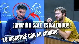 💥 Gabriel Rufián intenta ridiculizar a Josué Cárdenas y sale escaldado 💥