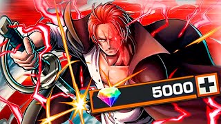 O RUIVO! GASTEI TUDO NO SHANKS EX NO MELHOR JOGO DE ONE PIECE PARA CELULAR...