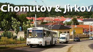 CHOMUTOV \u0026 JIRKOV TROLLEYBUS | Trolejbusy v Chomutově a Jirkově [2017]