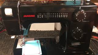 Janome HD 1000 BE (Black) review and one thumb up recommend to buy (video 100)