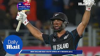 Cricket World Cup New Zealand defeat South Africa by four wickets - Daily Mail Cricket World Cup New Zealand defeat South Africa by four wickets - Daily Mail