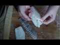 how to easily remove the root from the center of a yuca