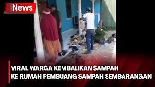 VIRAL! Remaja Kembalikan Sampah ke Pemilik Rumah Akibat Buang Sampah Sembarangan - iNews Siang 19/06