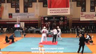 87kg Final Mehmet Korucu vs Burak Eski (Büyükler Türkiye TKD Şampiyonası 2014)