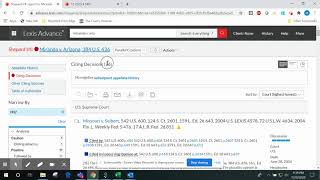 Using Shepard’s® Case Analysis Tools Inside the Lexis® Service
