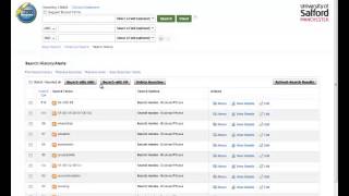 Saving Searches in EBSCO