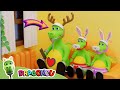 Dans sa maison un grand cerf et 3 Lapins malins? 🐰🐰🐰 | Comptines et Chansons pour enfant | DraGonou