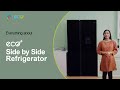 Everything you need to know about the eco+ Side by Side Refrigerator @butterflygroupbd