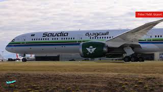 Saudia 787-10 (Retro Livery) Takeoff From PAE