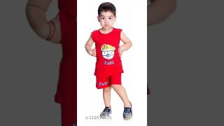 Shan Beauty Boy's Printed Hosiery Cotton Casual Wear (Red)#shorts#trending#viral