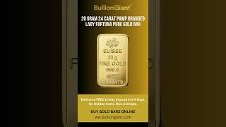 20 Gram PAMP Lady Fortuna Gold Bar | BullionGiant