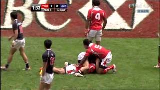 2012 Hong Kong IRB Rugby Sevens World Series Tonga VS Hong Kong