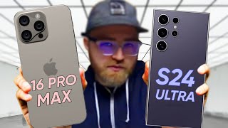 iPhone 16 Pro Max Vs Samsung Galaxy S24 Ultra | iPhone 16 Pro Leak Comparison specifications