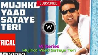 Mujhko Yaad Sataye Teri Full Video Song | Phir Hera Pheri | Akshay Kumar, Rimi Sen | W Series